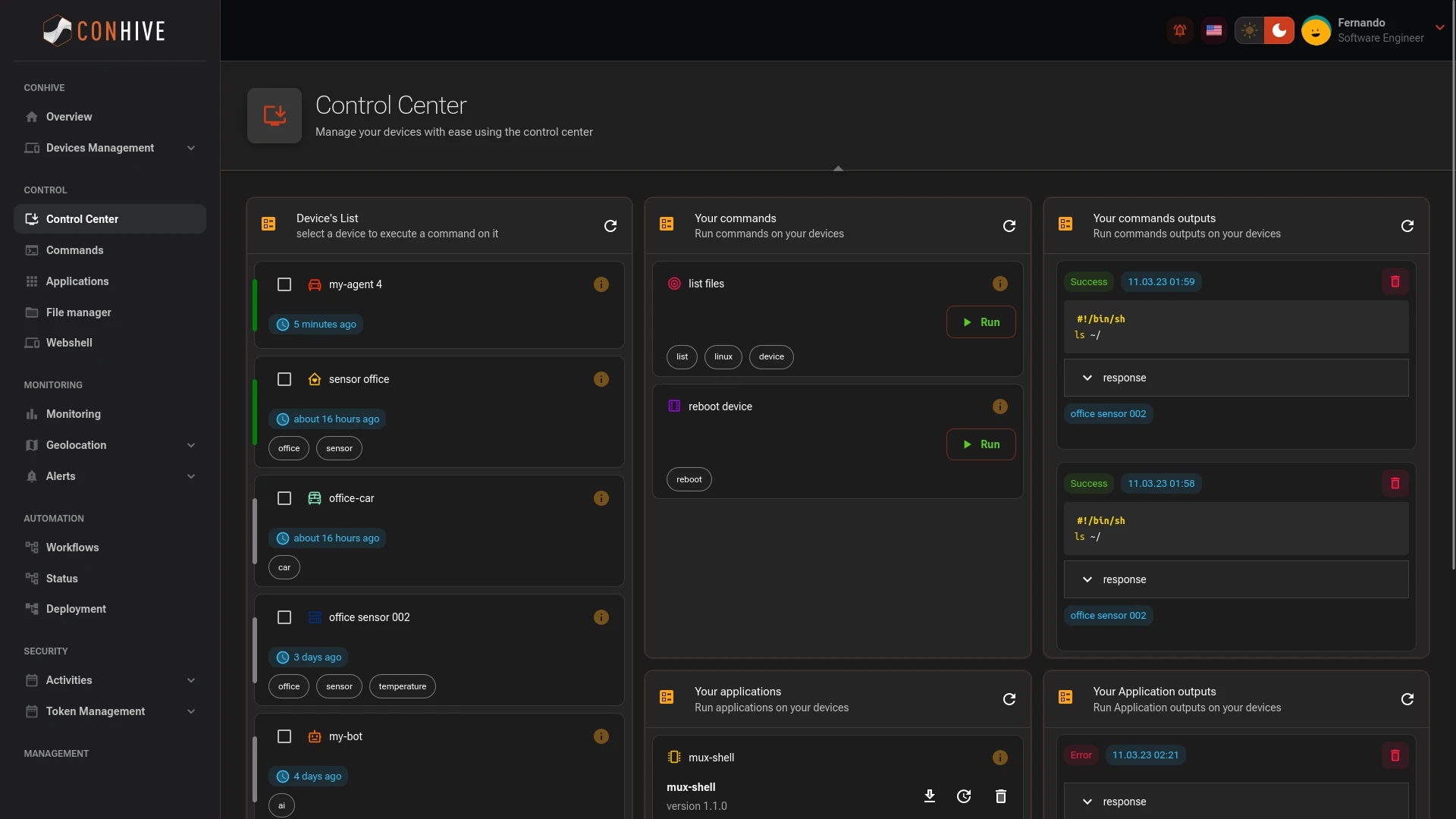 Deep Dive into Conhive's Extensive Device Control Capabilities